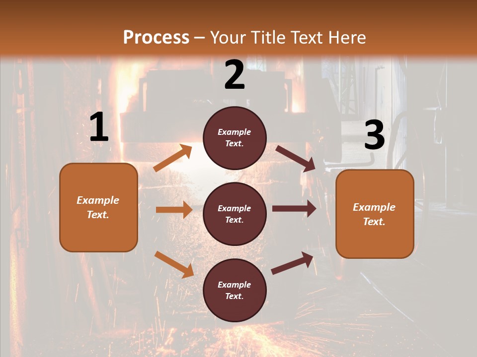 Casting Melting Ferrous PowerPoint Template