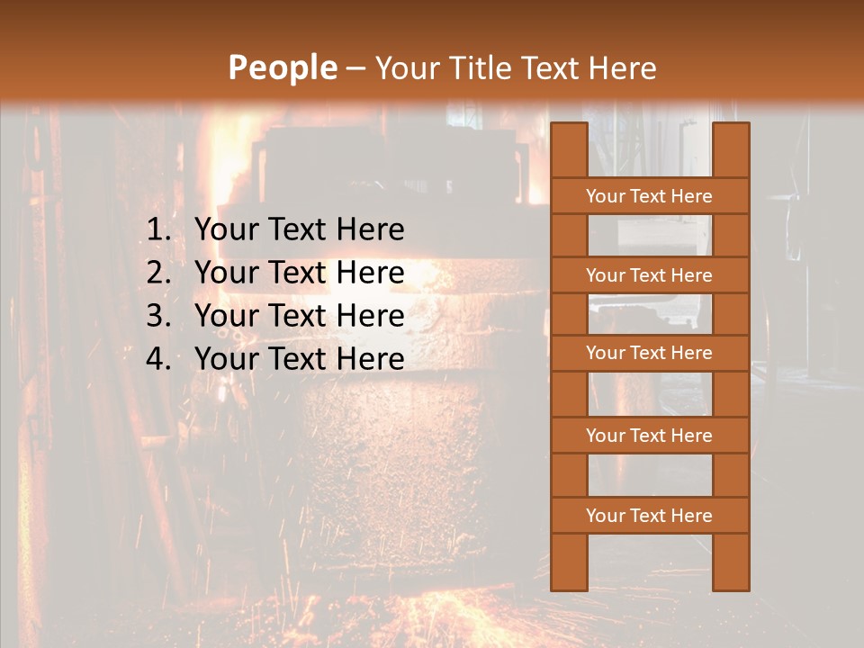 Casting Melting Ferrous PowerPoint Template