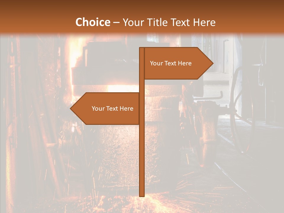 Casting Melting Ferrous PowerPoint Template