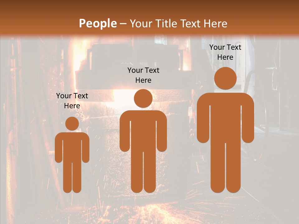 Casting Melting Ferrous PowerPoint Template