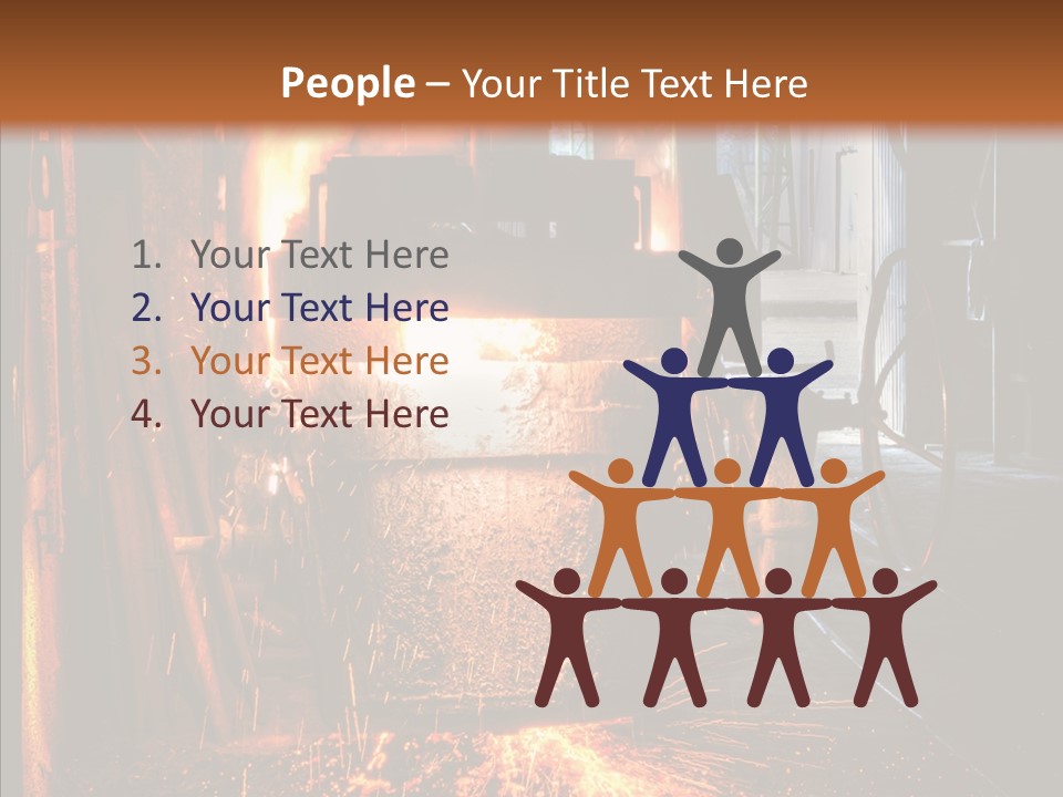 Casting Melting Ferrous PowerPoint Template