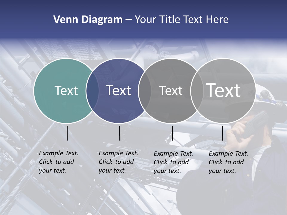 Hard Hat Fuel Plant PowerPoint Template