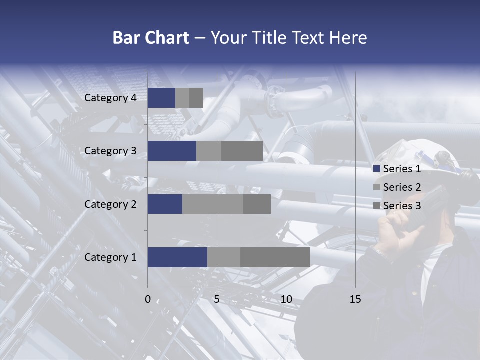 Hard Hat Fuel Plant PowerPoint Template