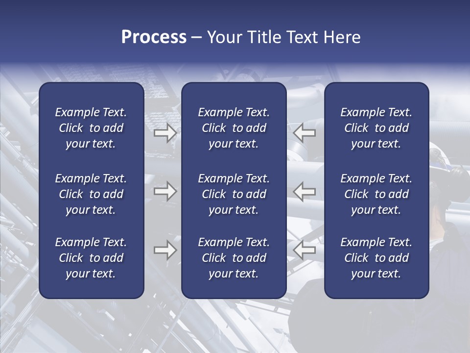 Hard Hat Fuel Plant PowerPoint Template