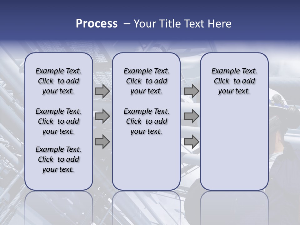 Hard Hat Fuel Plant PowerPoint Template