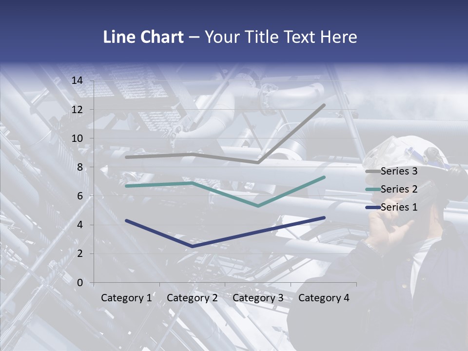Hard Hat Fuel Plant PowerPoint Template