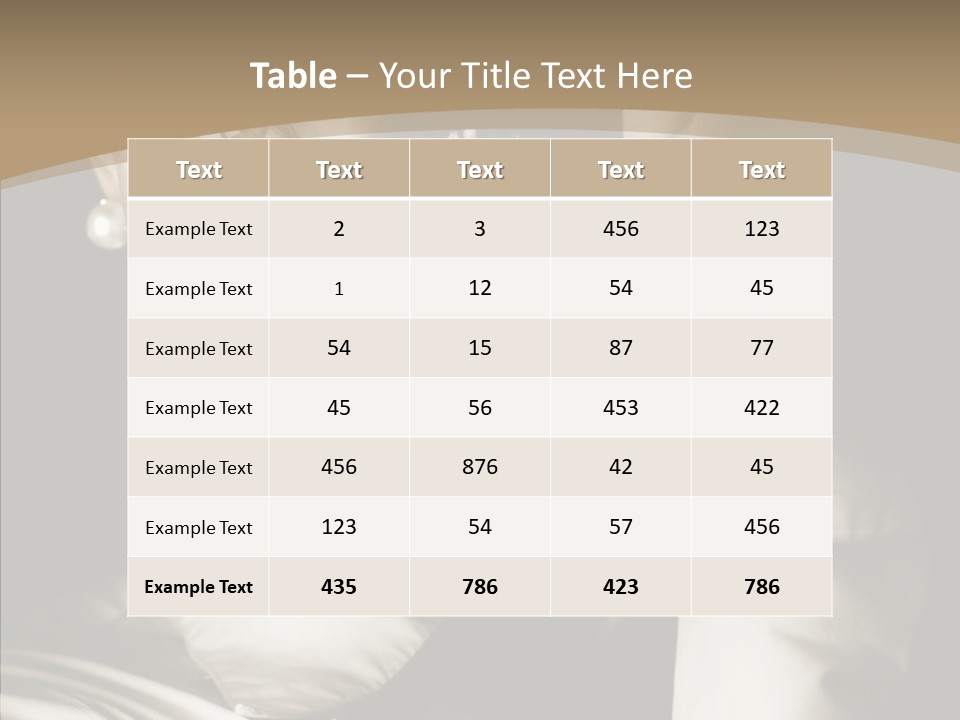 Glamour Glamorous Retro PowerPoint Template