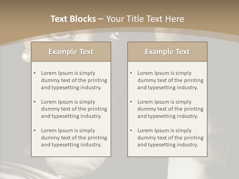 Glamour Glamorous Retro PowerPoint Template