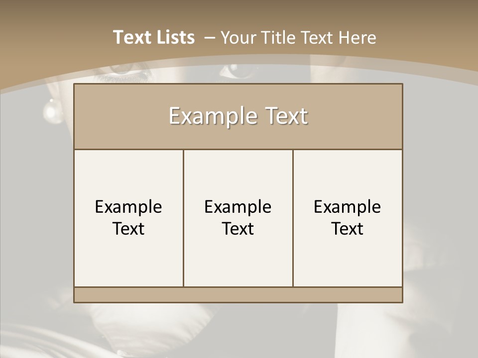 Glamour Glamorous Retro PowerPoint Template