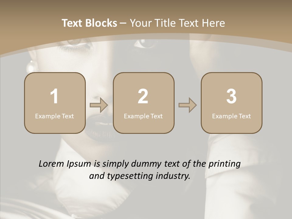 Glamour Glamorous Retro PowerPoint Template