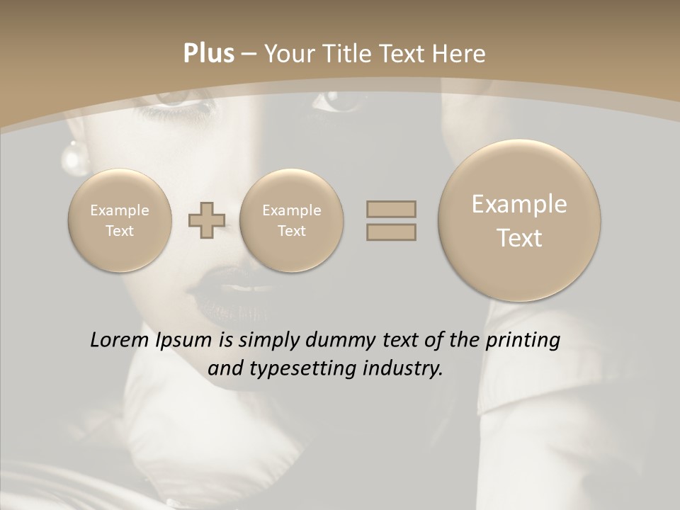 Glamour Glamorous Retro PowerPoint Template