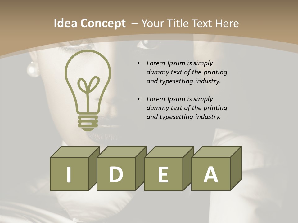 Glamour Glamorous Retro PowerPoint Template