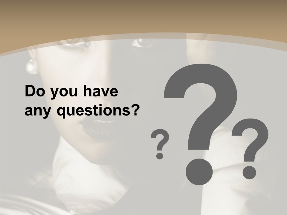 Glamour Glamorous Retro PowerPoint Template