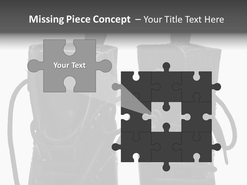 Clothing Horizontal Closeup PowerPoint Template