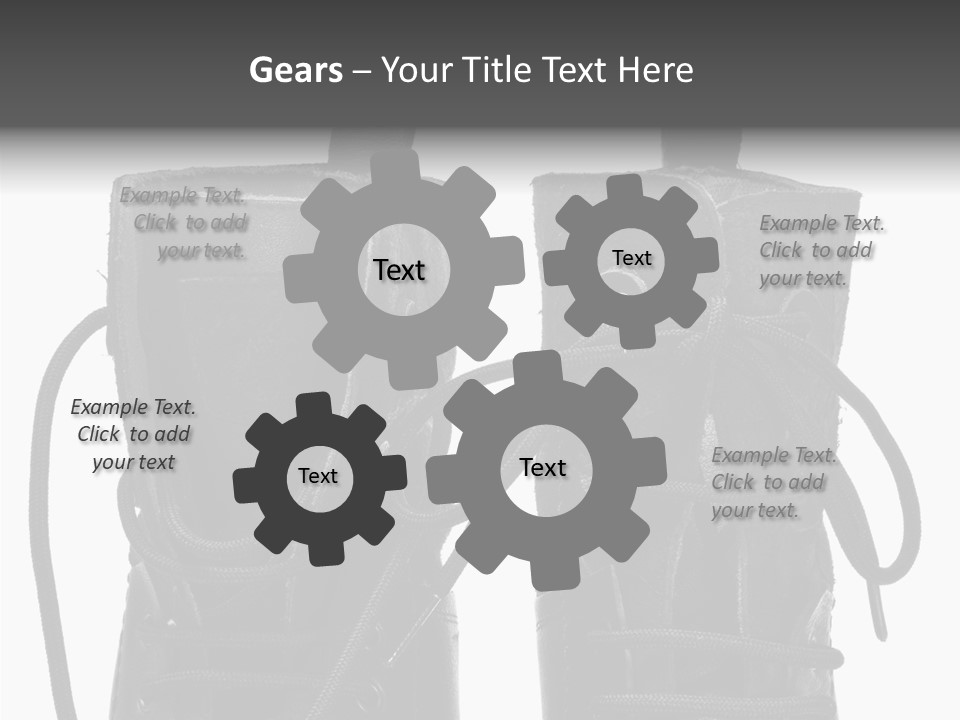 Clothing Horizontal Closeup PowerPoint Template