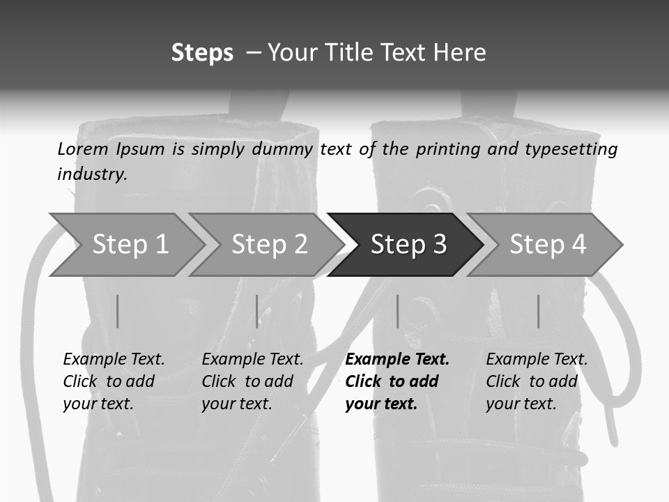 Clothing Horizontal Closeup PowerPoint Template