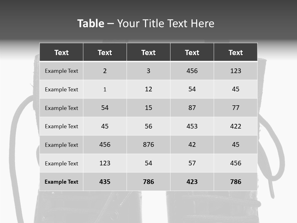 Clothing Horizontal Closeup PowerPoint Template