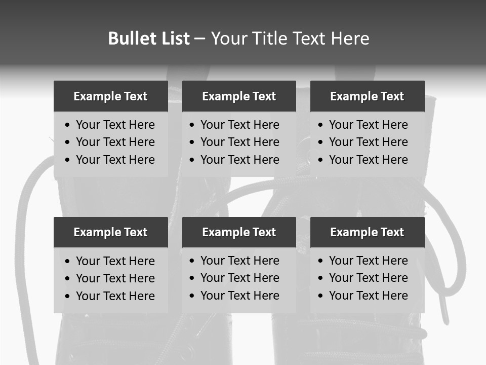 Clothing Horizontal Closeup PowerPoint Template