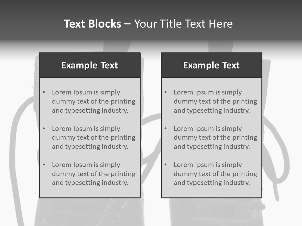 Clothing Horizontal Closeup PowerPoint Template