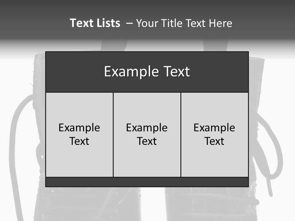 Clothing Horizontal Closeup PowerPoint Template