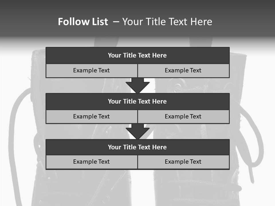 Clothing Horizontal Closeup PowerPoint Template
