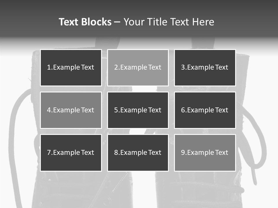 Clothing Horizontal Closeup PowerPoint Template