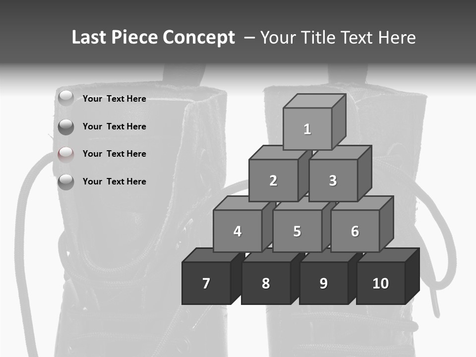 Clothing Horizontal Closeup PowerPoint Template