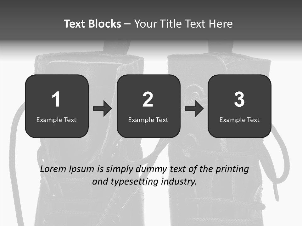 Clothing Horizontal Closeup PowerPoint Template