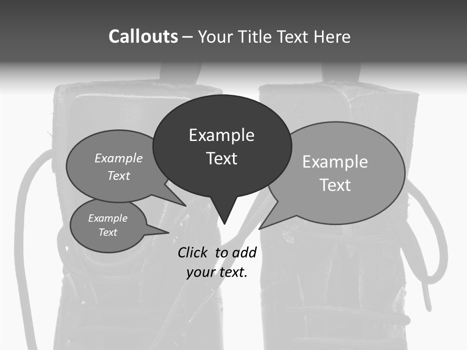 Clothing Horizontal Closeup PowerPoint Template