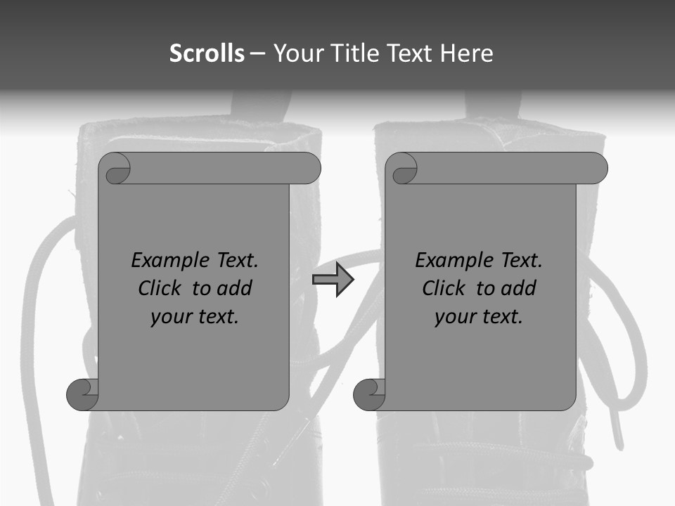 Clothing Horizontal Closeup PowerPoint Template