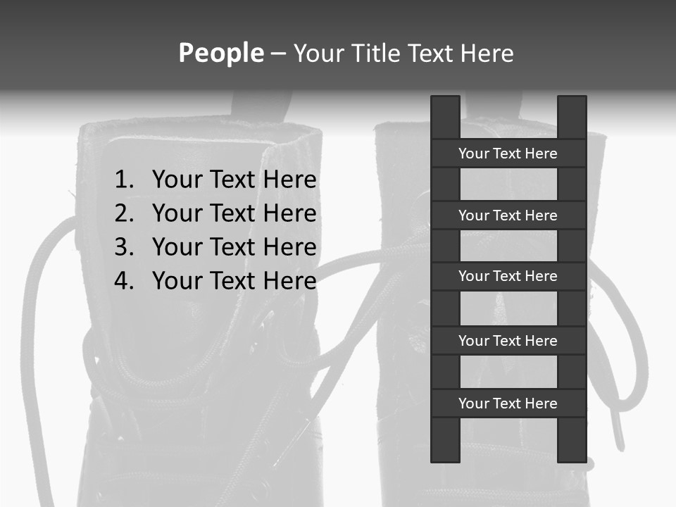 Clothing Horizontal Closeup PowerPoint Template