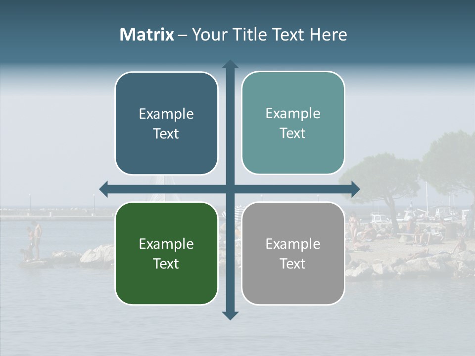 Sea Boat Vacation PowerPoint Template