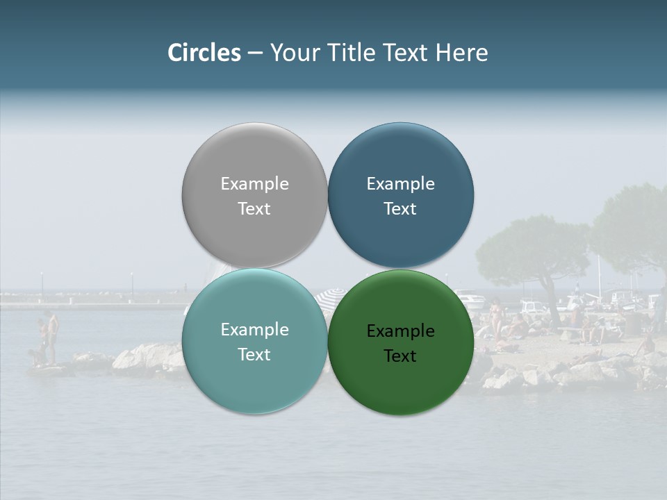 Sea Boat Vacation PowerPoint Template