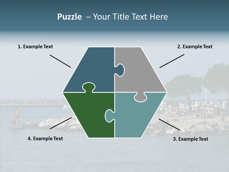 Sea Boat Vacation PowerPoint Template