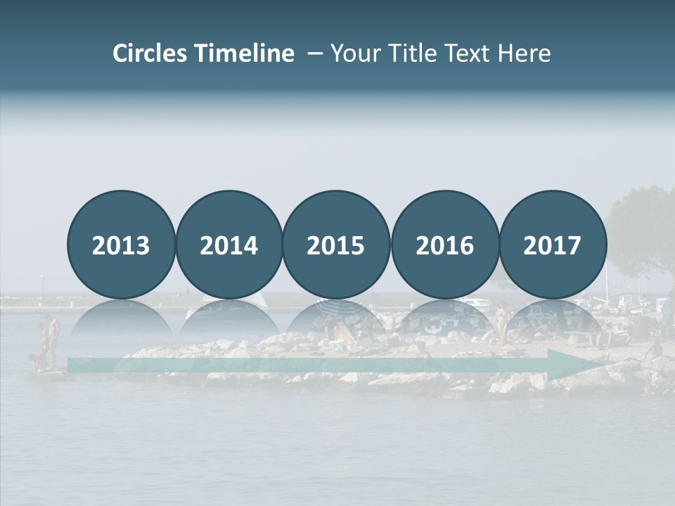 Sea Boat Vacation PowerPoint Template