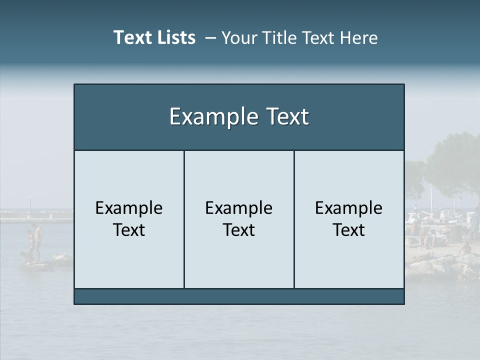 Sea Boat Vacation PowerPoint Template