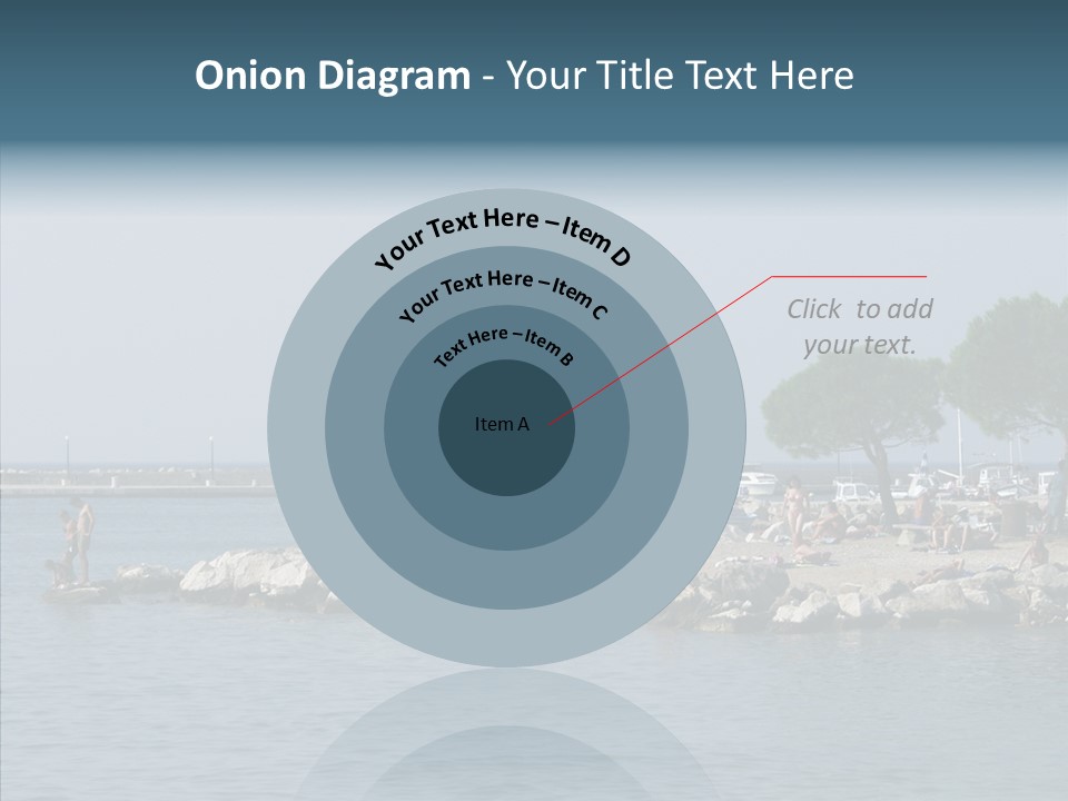 Sea Boat Vacation PowerPoint Template