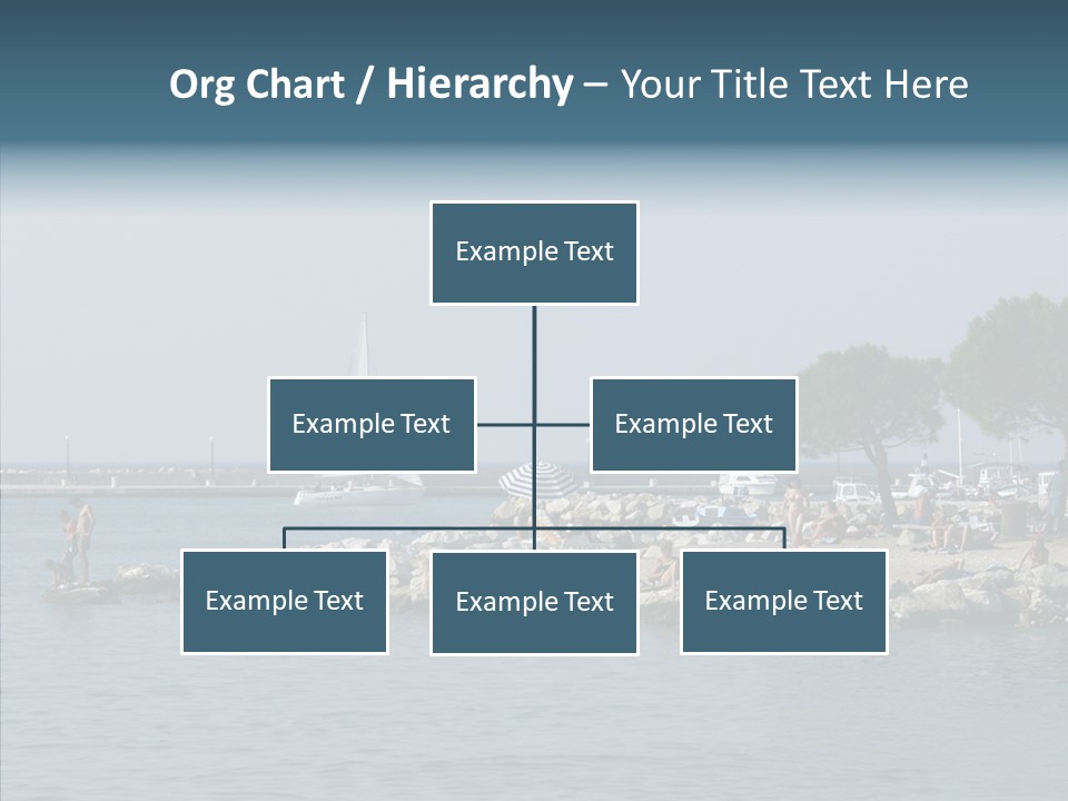 Sea Boat Vacation PowerPoint Template