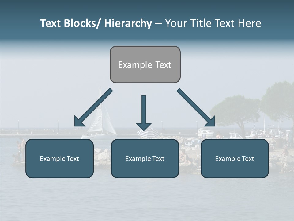 Sea Boat Vacation PowerPoint Template