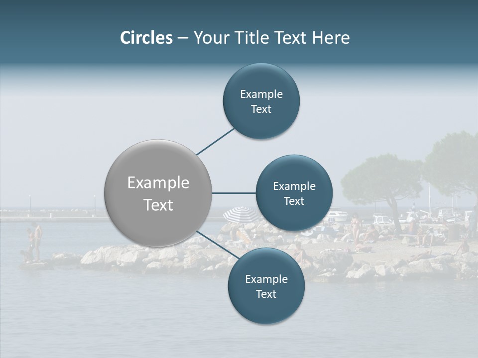 Sea Boat Vacation PowerPoint Template