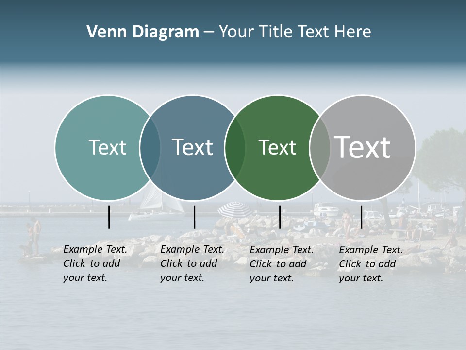 Sea Boat Vacation PowerPoint Template