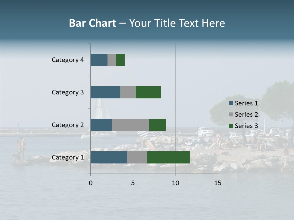 Sea Boat Vacation PowerPoint Template