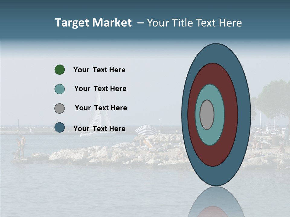 Sea Boat Vacation PowerPoint Template