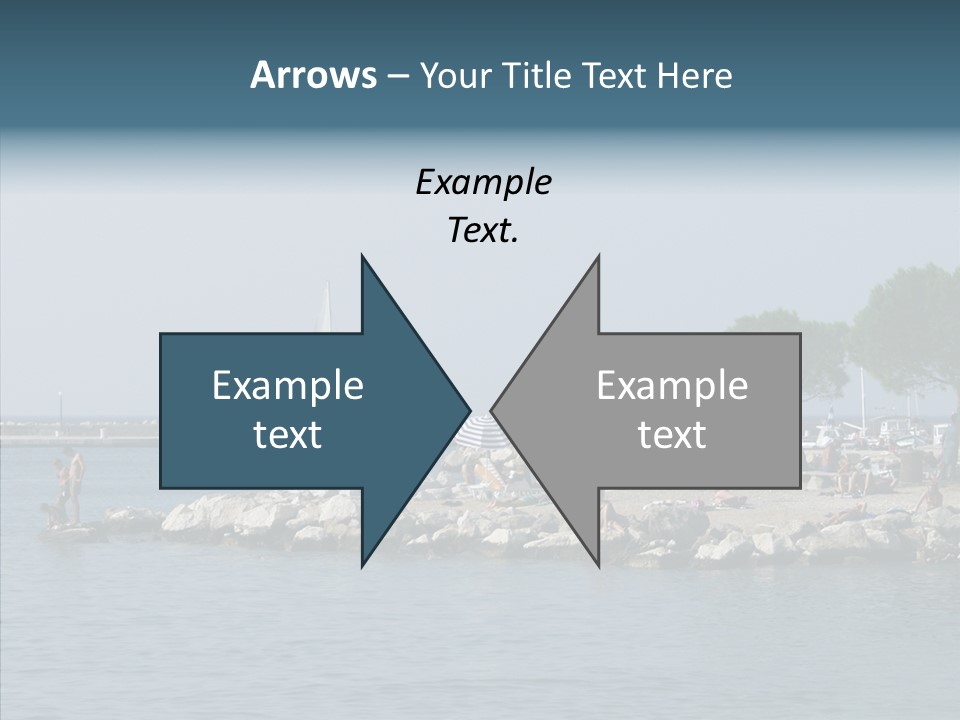 Sea Boat Vacation PowerPoint Template