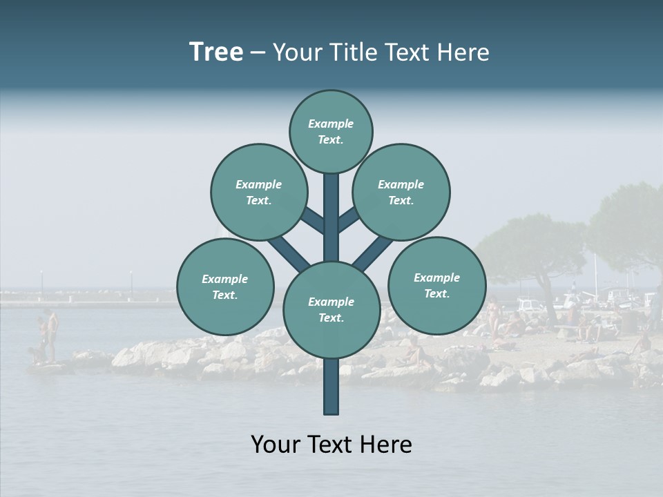 Sea Boat Vacation PowerPoint Template