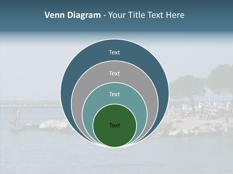 Sea Boat Vacation PowerPoint Template