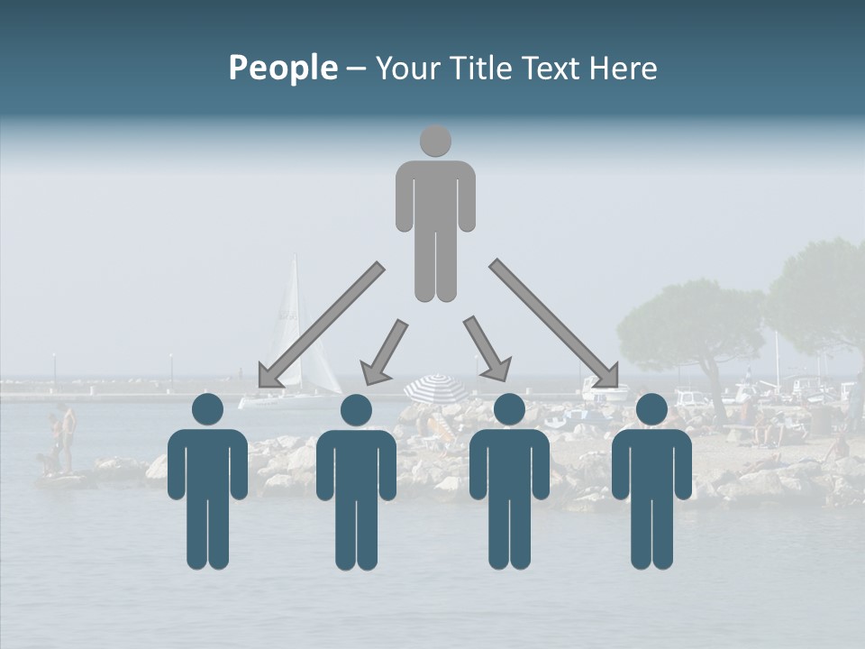 Sea Boat Vacation PowerPoint Template