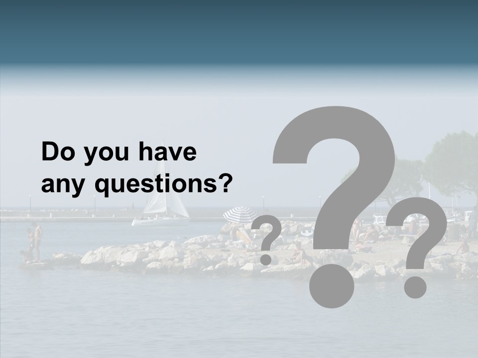 Sea Boat Vacation PowerPoint Template