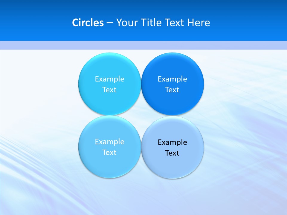 Stylish Blue Digital PowerPoint Template