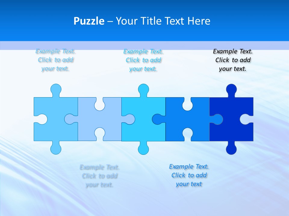 Stylish Blue Digital PowerPoint Template
